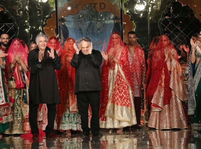 Label Abu Sandeep showcases latest collections at Hyundai FDCI India Couture Week
